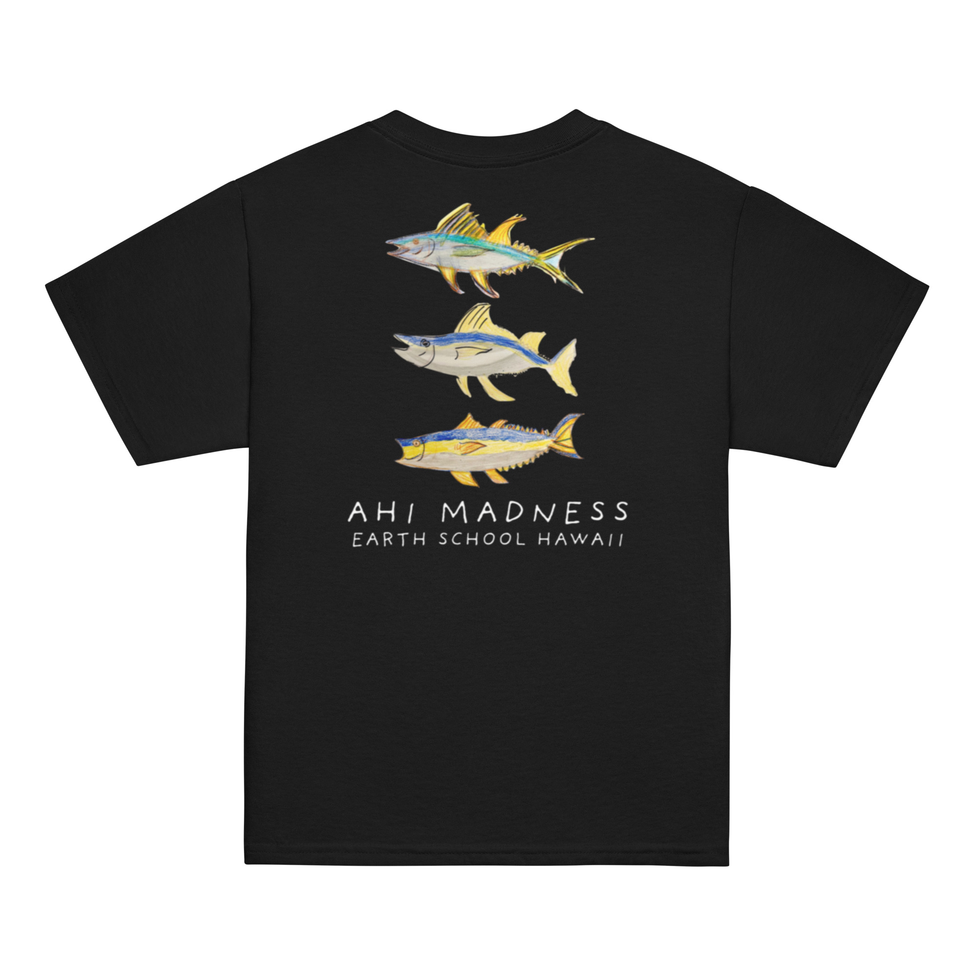 Ahi Madness Student Fundraiser Tee (Keiki, Black) - Image 2