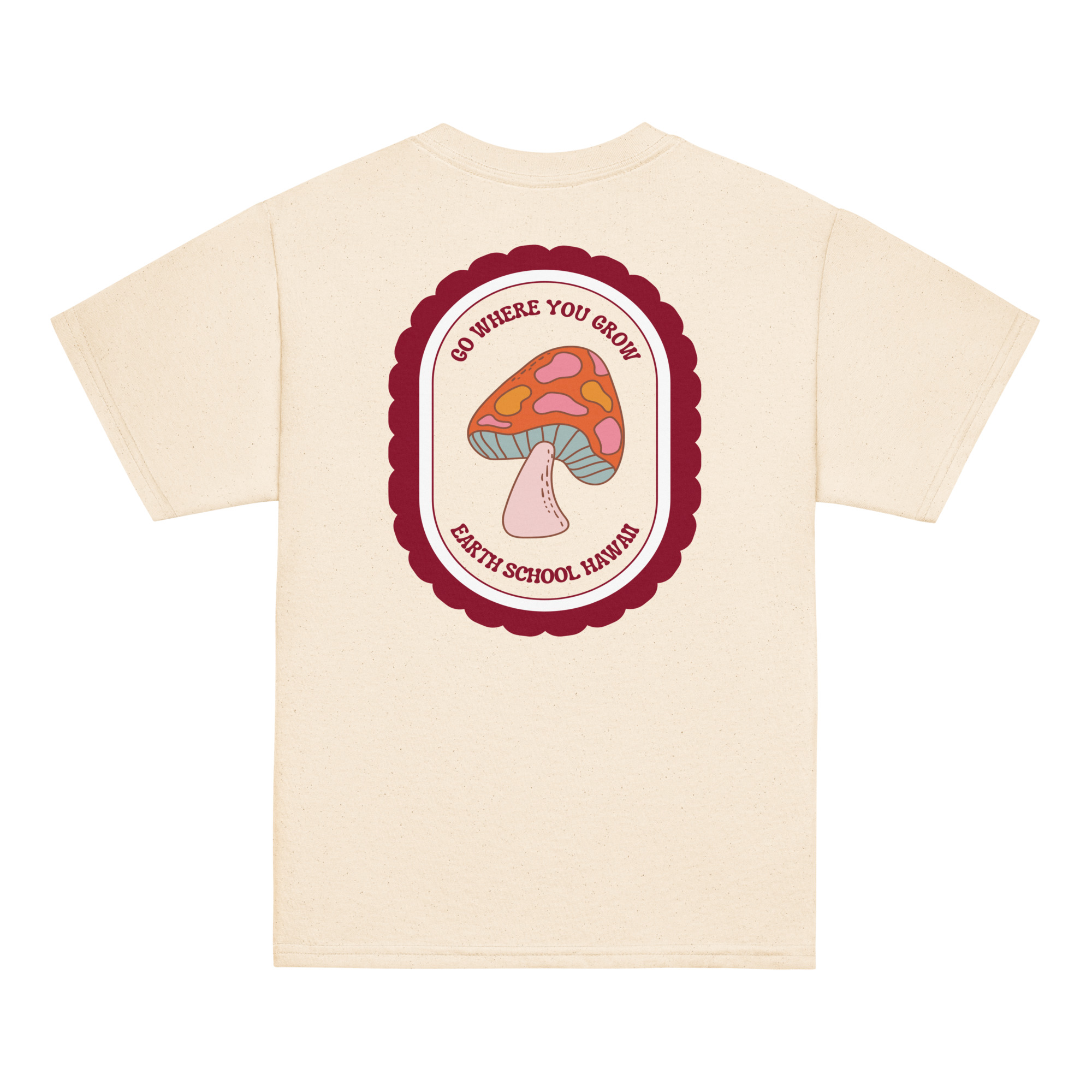 Go Where You Grow Mushroom Keiki Tee (CHILD SIZES)
