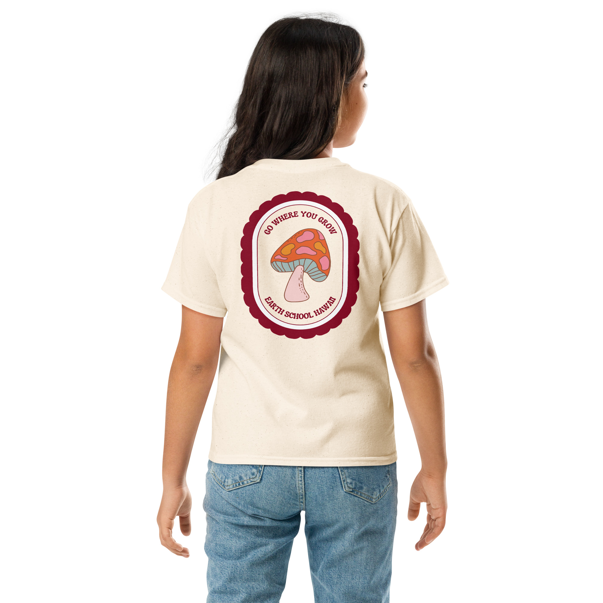 Go Where You Grow Mushroom Keiki Tee (CHILD SIZES) - Image 10