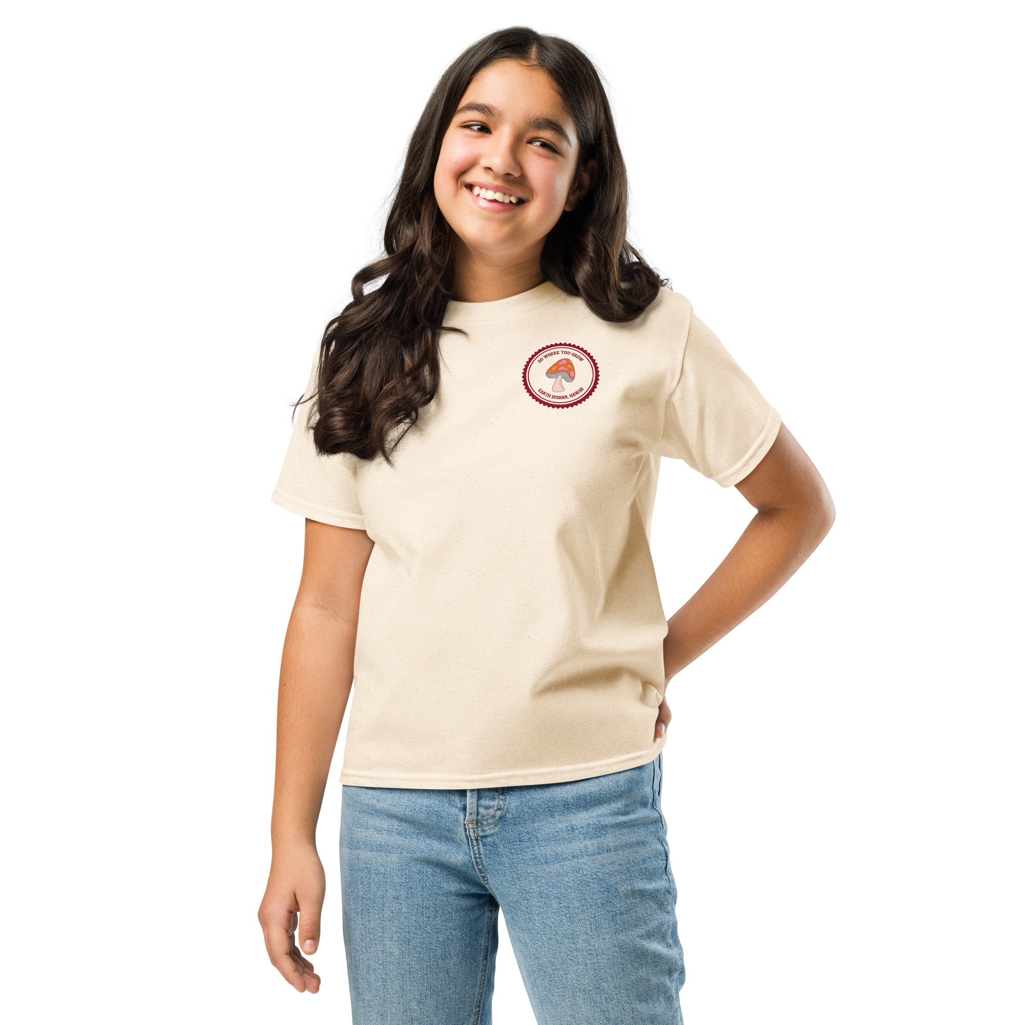 Go Where You Grow Mushroom Keiki Tee (CHILD SIZES) - Image 9